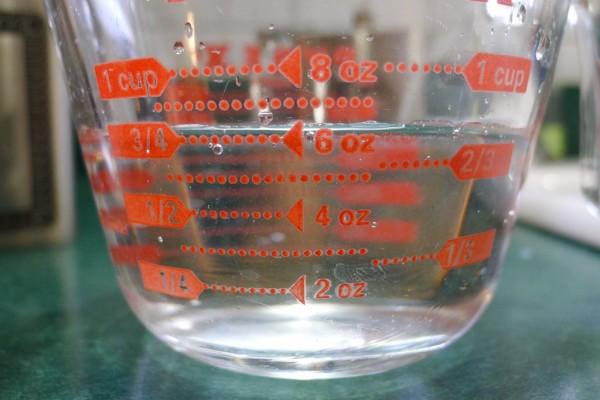 measure the water