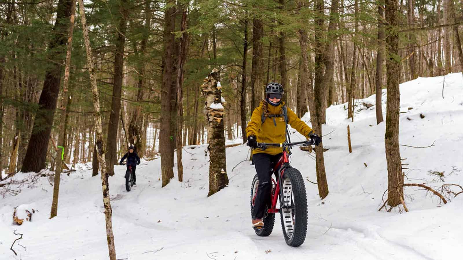 Photo of Fat-biking at Domaine Kanawe in the Outaouais region of Quebec