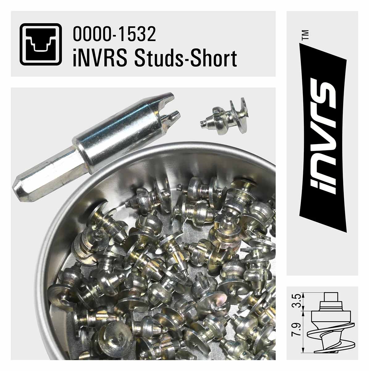 invrs pedal studs
