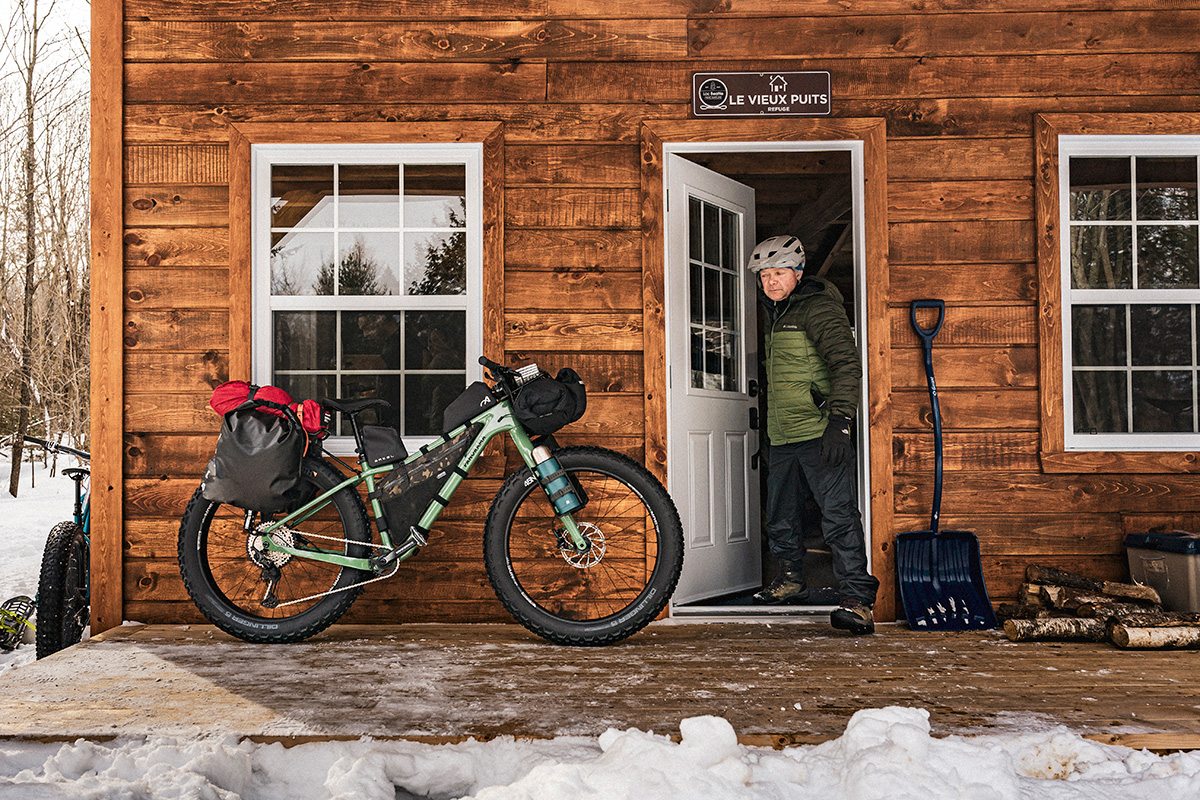 panorama cycles chic-chocs 3 fatbike cabin photo