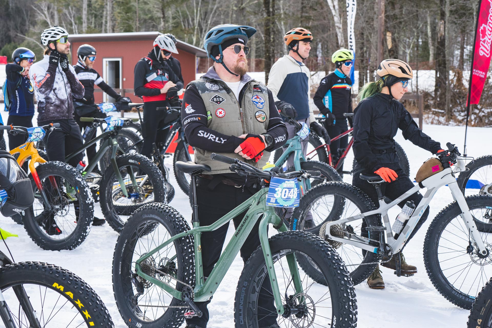 spinner start line fat bike birkie