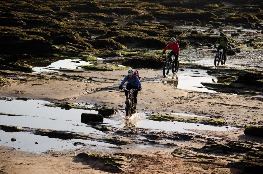 welsh coast fat-biking