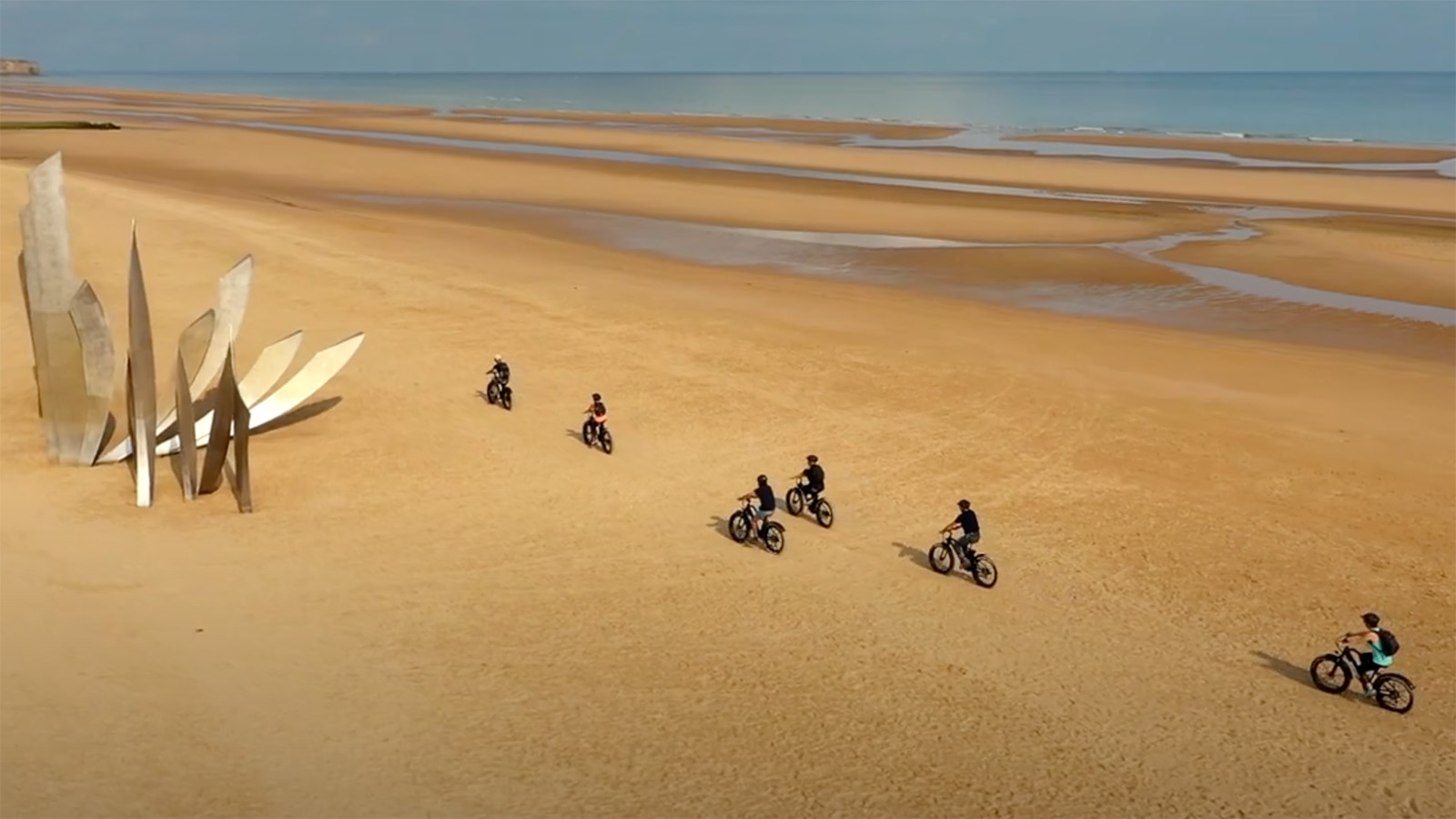 fatbike normandy omaha beach