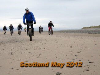 Scotland beach fatbike ride