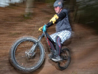 fat-bike wheelie