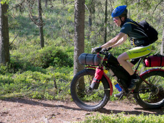 fatbike in the forest