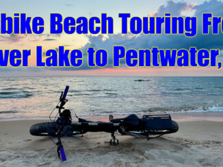 pentwater fatbike beach