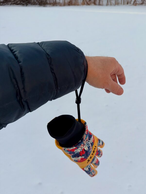 handup gloves wrist leash